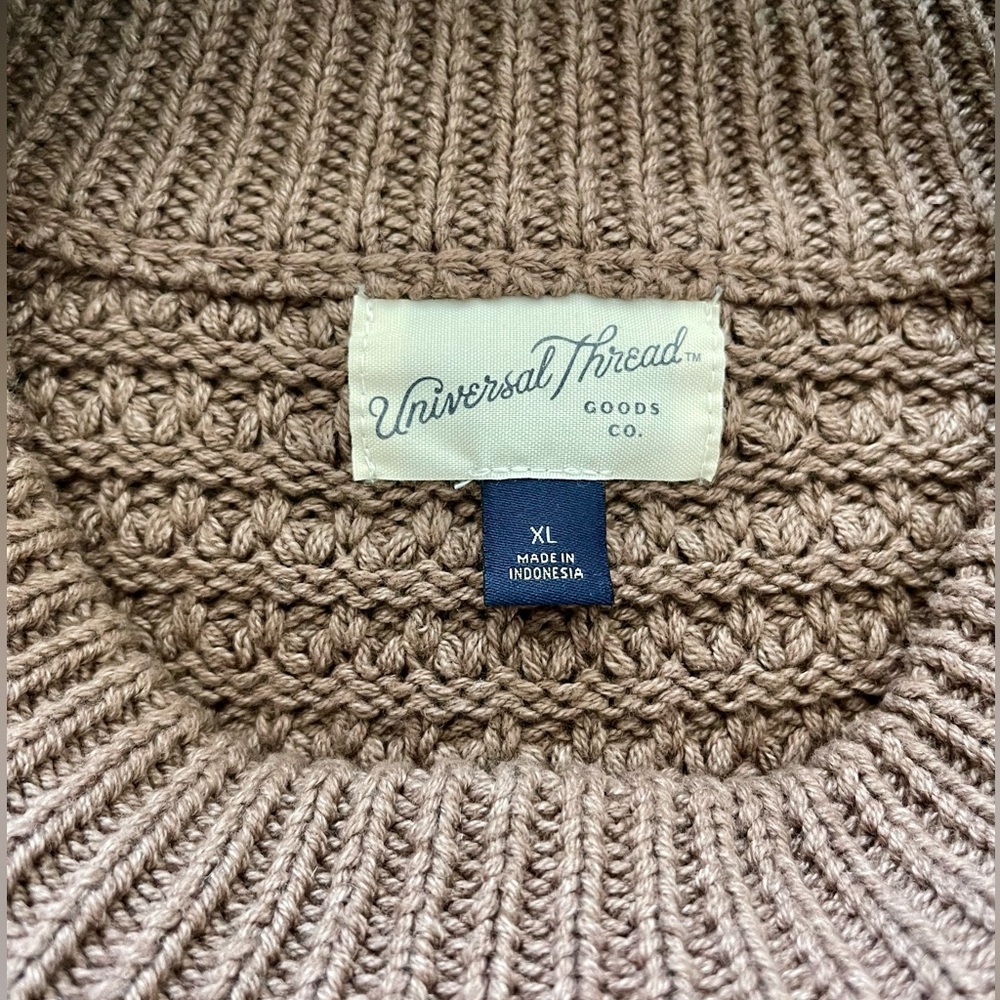 Universal Thread Women’s Tan Brown Pullover Knit … - image 6